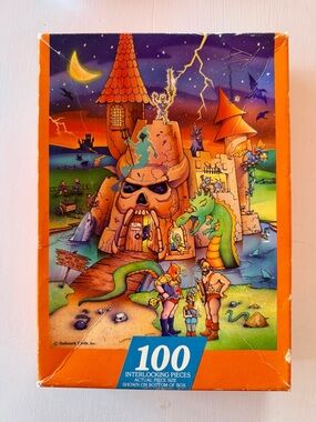 Vintage Monsters and Mystery puzzle 100 pieces